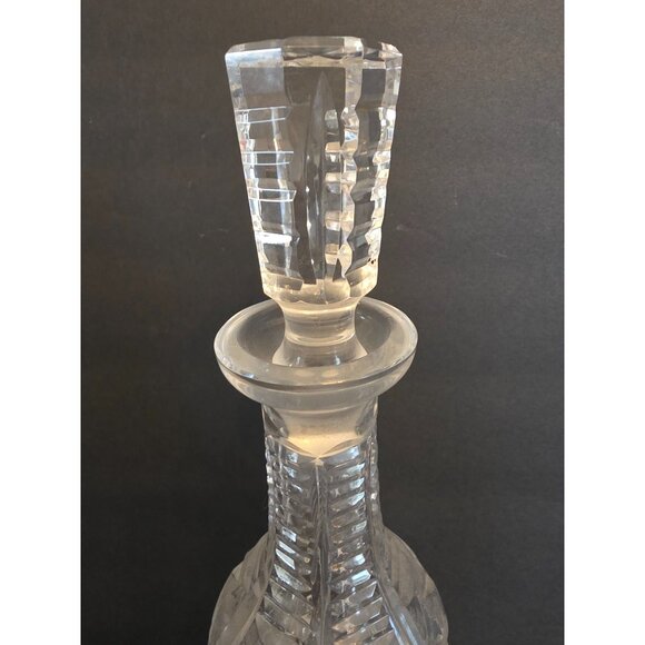 Vintage Waterford Shannon Jubilee Crystal Whiskey Decanter With Stopper - Picture 3 of 10